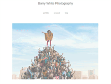 Tablet Screenshot of barrywhitephoto.com